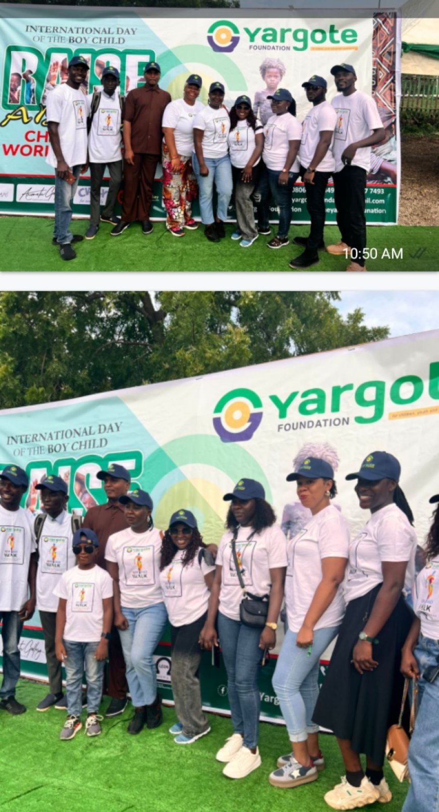 Yargote Foundation Marks International Day for the Boy Child,  ……Advocates for the Right of the Boy Child, Charges Parents to Groom Boys along with the Girls