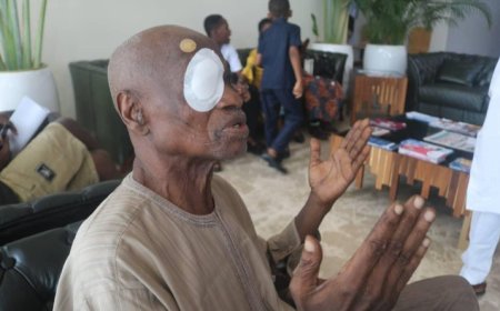 Grace Ike led Exco makes history with free eye surgery for ex- NUJ Chair