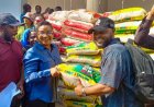 NUJ FCT Chairman, Grace Ike, Distributes 600 Bags of Rice to Abuja Journalists