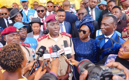 FRSC FCT Boosts Operations as Dunamis Donates Toyota Hilux, Enenches Invested as Honorary Special Marshals