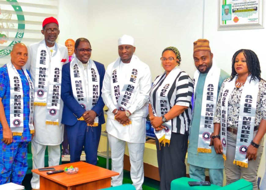 ACOE Honours Hon. Ehindero as Lawmaker Pledges Collaboration with Online Editors to Drive National Development