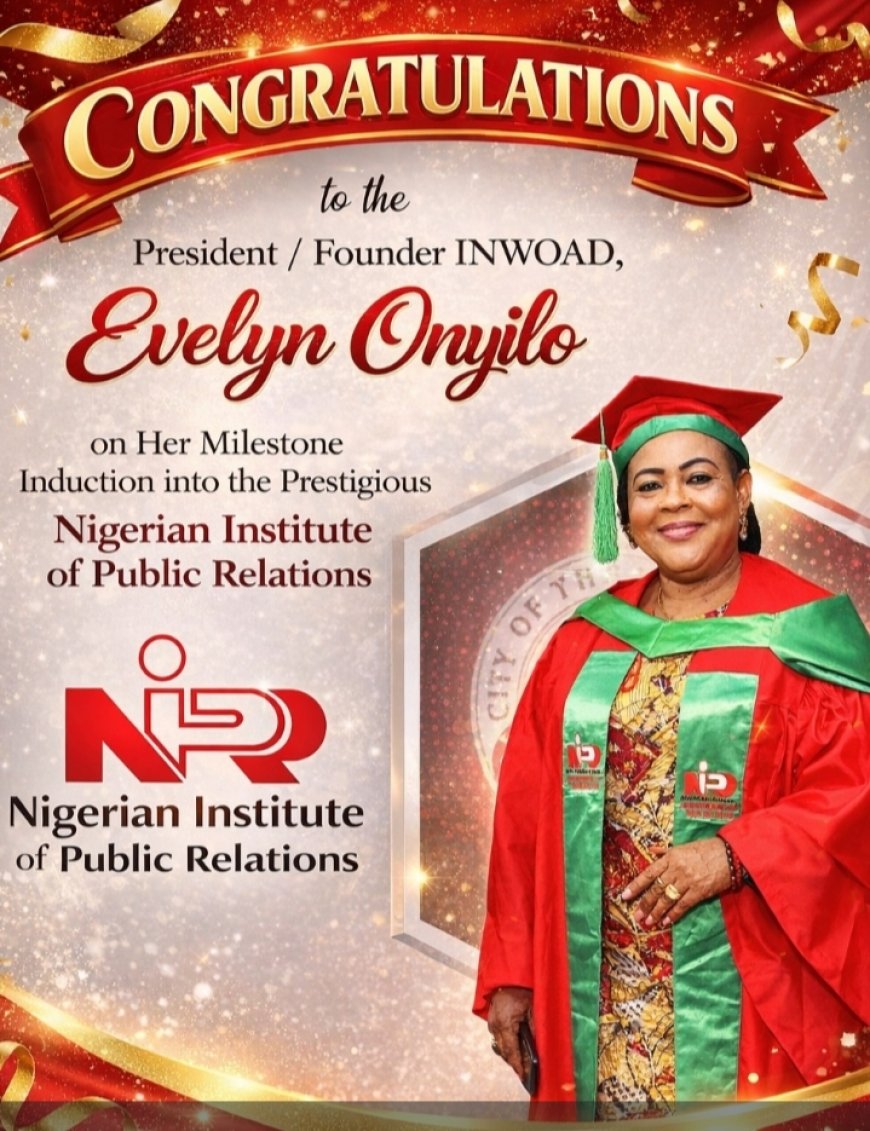 30 Years On, Evelyn Onyilo Joins NIPR — A Stirring Testament to Grit, Growth, and Grace