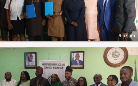 IPCR Signs Strategic MoUs with Five Organisations to Deepen Peacebuilding Efforts in Nigeria