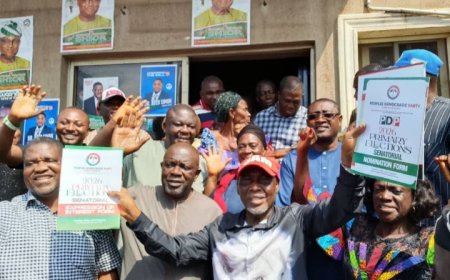 Senator Abba Moro Picks Nomination Form, Pledges Sustained Quality Representation