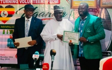 NTAC Receives 11 Returning Volunteers from Uganda, Reaffirming Nigeria’s Technical Diplomacy and Capacity-Building Success