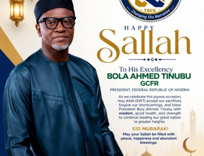 *EID-EL-ADHA MESSAGE BY ALHAJI BOLAJI RAJI, DIRECTOR GENERAL AND CONVENER, THE GAME CHANGER GROUP, TO PRESIDENT BOLA AHMED TINUBU AND NIGERIANS*