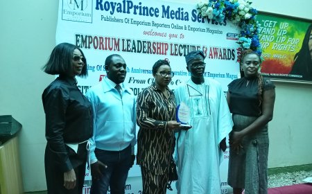 Emporium Reporters Honours NUJ FCT Chairman Grace Ike at Leadership Lecture and Awards
