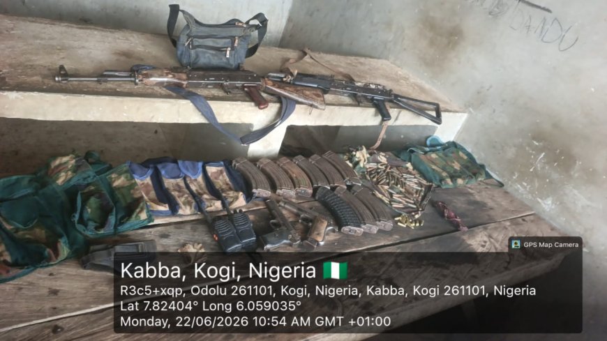 KOGI INTERCEPTS CACHE OF ARMS, THWARTS PLANNED RETALIATORY ATTACK BY CRIMINAL NETWORKS