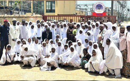 TCN Hosts Kano Girls’ Secondary School Students on Educational Visit to Kumbotso Transmission Substation