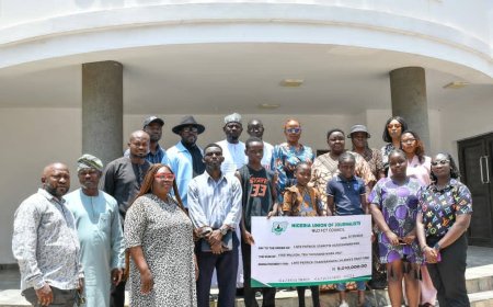 NUJ FCT Raises N5.01m Trust Fund for Late Chairman’s Children