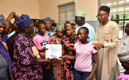 Gwagwalada Chairman Awards Scholarship to Children of Late Dr. Adeniran Adeyemi