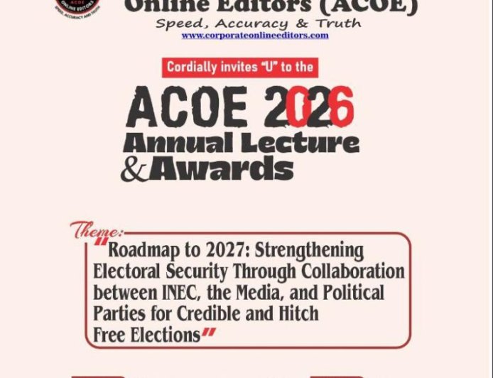 ACOE Sets to Mark 2026 Annual Lecture and Awards in November 19th